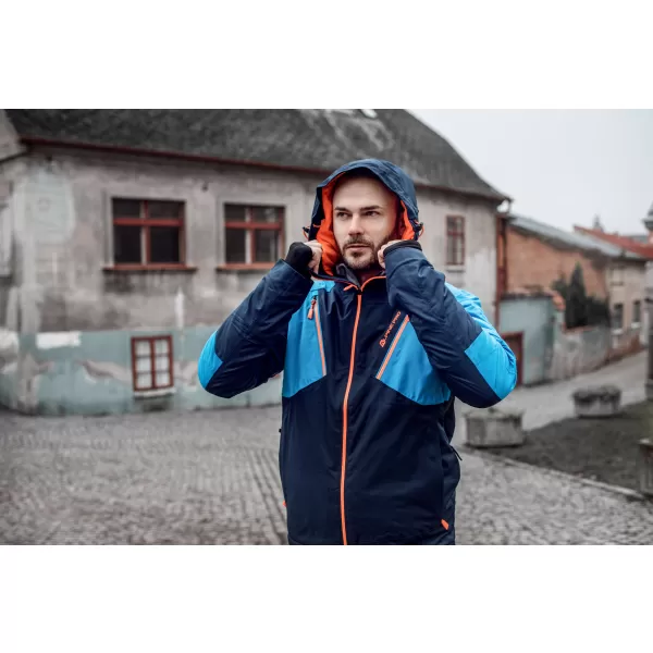  Muška skijaška jakna ALPINE PRO MIKAER 3 MJCP368 TAMNOPLAV 