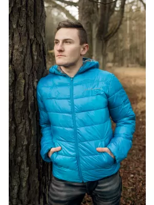 Dvostrana jakna ALPINE PRO INKER MJCP398 SVIJETLOPLAV