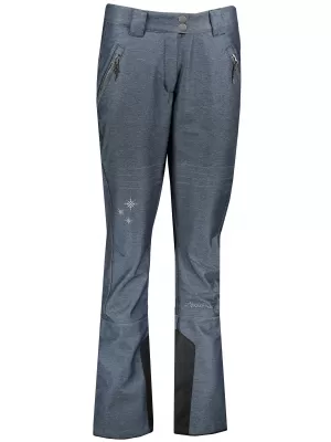 Ženske zimske softshell hlače ALPINE PRO KARIA 4 LPAP373 TAMNOPLAV