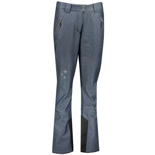  Ženske zimske softshell hlače ALPINE PRO KARIA 4 LPAP373 TAMNOPLAV 
