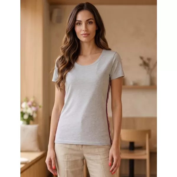  Ženska majica s kratkim rukavima SAM 73 WT 782 SVIJETLO SIVE BOJE 