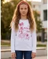 Djevojčica majice s dugim rukavima SAM 73 GT 531 BIJELA