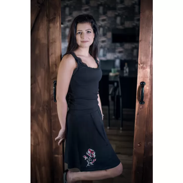  Ženska suknja ALTISPORT VELDA LSKR267 CRNO 