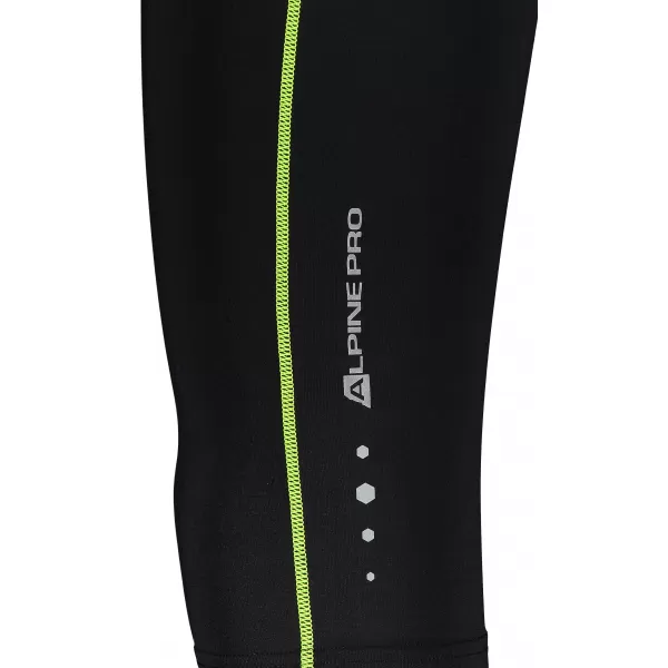  Muške 3/4 hlače ALPINE PRO ENZO 4 MPAR420 CRNA/ZELENA 