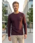 Muški pulover ALTISPORT QUOD MPLR079 TAMNOCRVENA