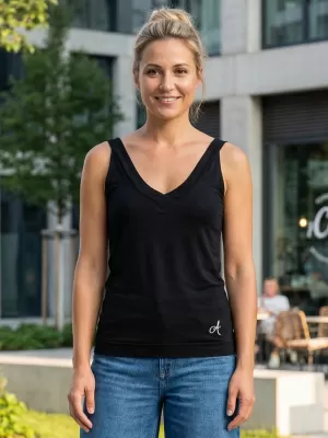 Ženska majica bez rukava ALTISPORT FLAVIANA LTSR639 CRNO