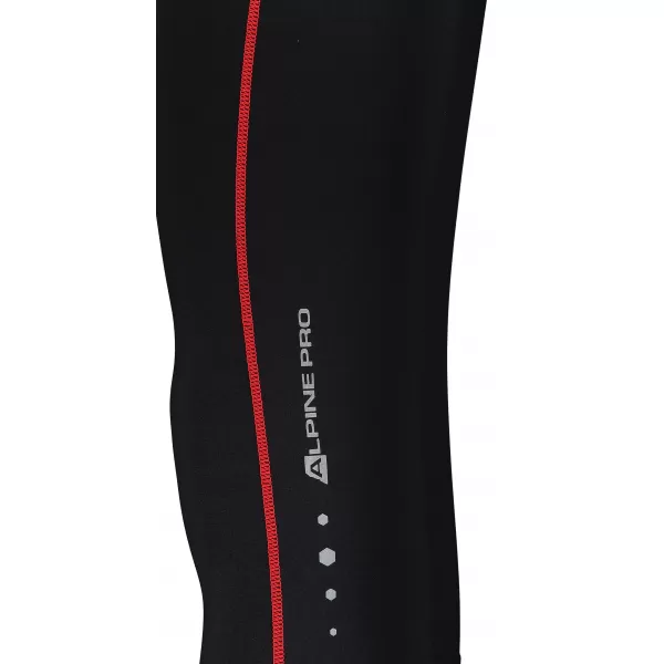  Muške 3/4 hlače ALPINE PRO ENZO 4 MPAR420 CRNA/CRVENA 