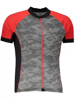 Dres za bicikle ALPINE PRO MARK MTSR461 SIVA/CRVENA