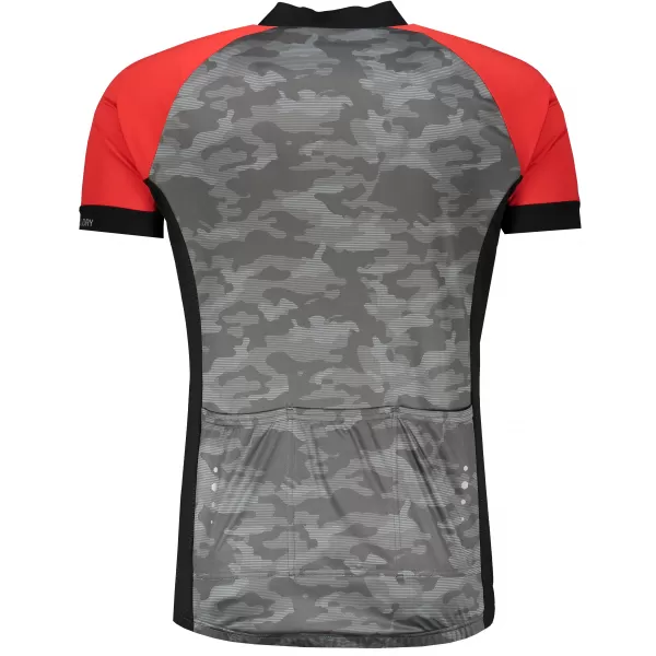  Dres za bicikle ALPINE PRO MARK MTSR461 SIVA/CRVENA 
