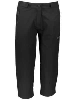 Ženske 3/4 hlače ALPINE PRO HYDA LPAR385 CRNI