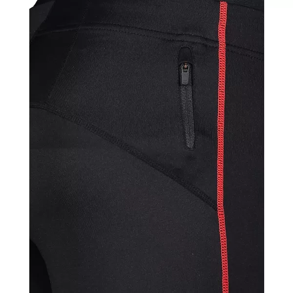  Muške 3/4 hlače ALPINE PRO ENZO 4 MPAR420 CRNA/CRVENA 