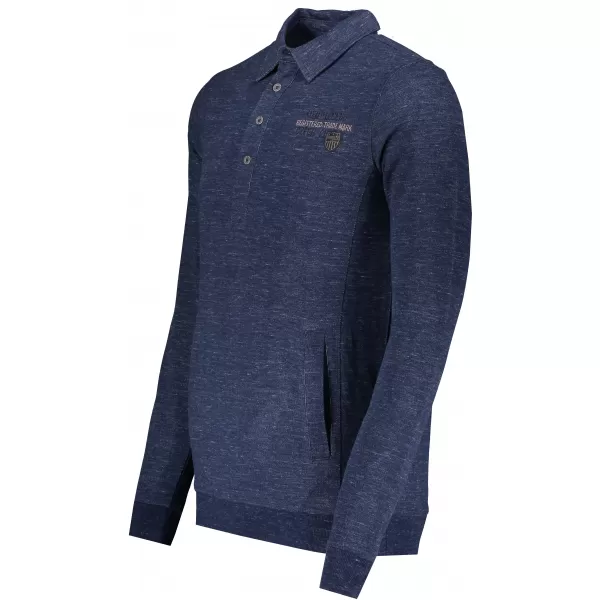  Muški sweatshirt KIXMI JASPER TAMNOPLAVI ODSJAJI 