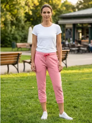 Ženske 3/4 hlače SAM 73 LPAR405 RUŽIČASTI