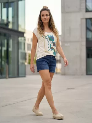 Ženska majica bez rukava KIXMI JACKIE SVIJETLO BEŽ
