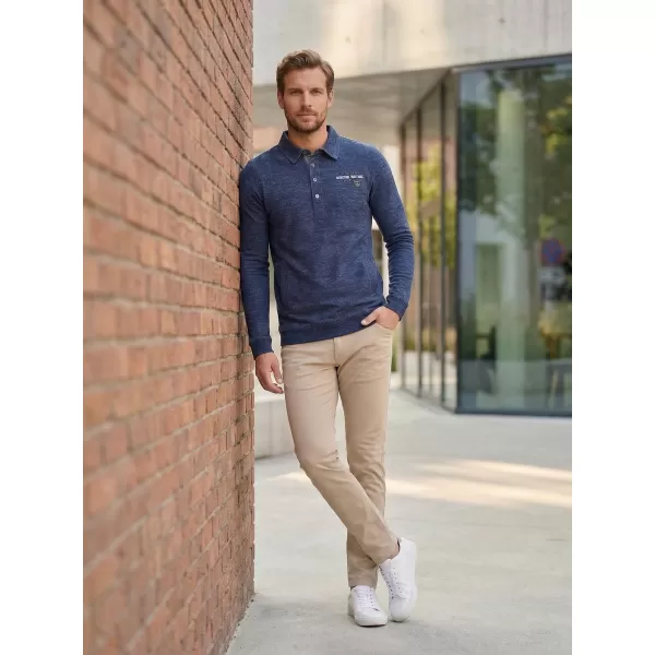  Muški sweatshirt KIXMI JASPER TAMNOPLAVI ODSJAJI 