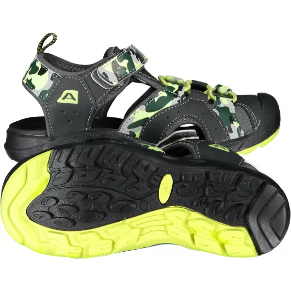  Sandale ALPINE PRO BIELO KBTR237 TAMNO SIVA 