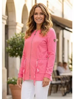 Ženski sweatshirt KIXMI JEWELEA RUŽIČASTA