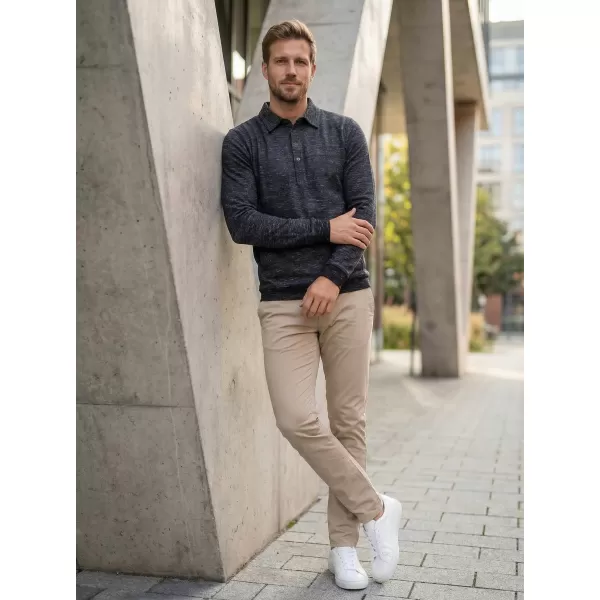  Muški sweatshirt KIXMI JASPER CRNO ISTICANJE 