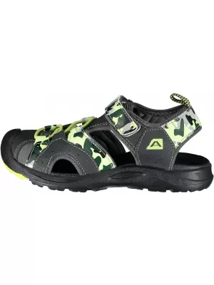 Sandale ALPINE PRO BIELO KBTR237 TAMNO SIVA