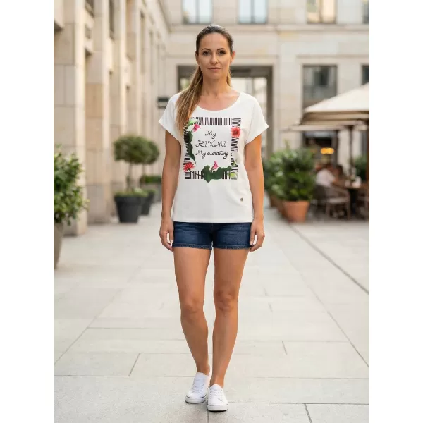  Ženska majica kratkih rukava KIXMI JENNY BIJELA 