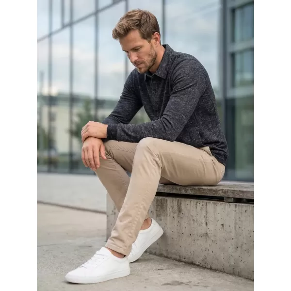  Muški sweatshirt KIXMI JASPER CRNO ISTICANJE 