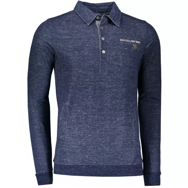  Muški sweatshirt KIXMI JASPER TAMNOPLAVI ODSJAJI 