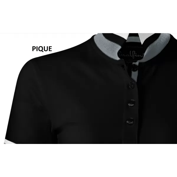  Ženska haljina sa kragnom MALFINI PREMIUM DRESS UP 271 CRNA 