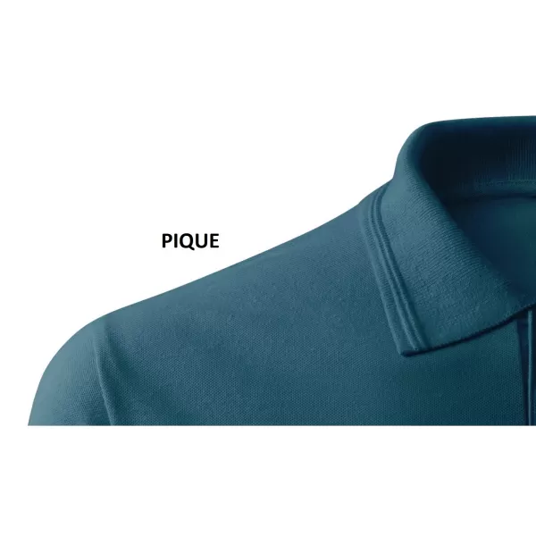  Ženska majica s kragnom MALFINI COTTON 213 TAMNOPLAVA 
