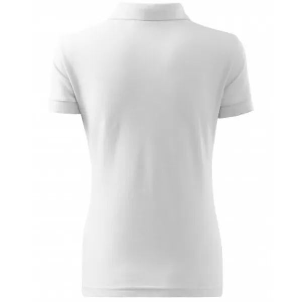  Ženska majica s kragnom MALFINI COTTON 213 BIJELA 