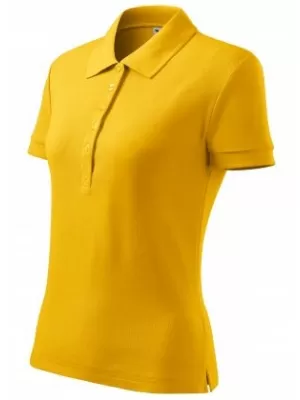 Ženska majica s kragnom MALFINI COTTON 213 JANTAR