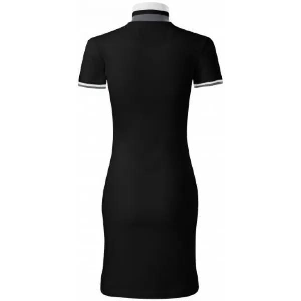  Ženska haljina sa kragnom MALFINI PREMIUM DRESS UP 271 CRNA 