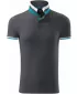 Muška majica s kragnom MALFINI PREMIUM COLLAR UP 256 SVIJETLI ANTRACIT