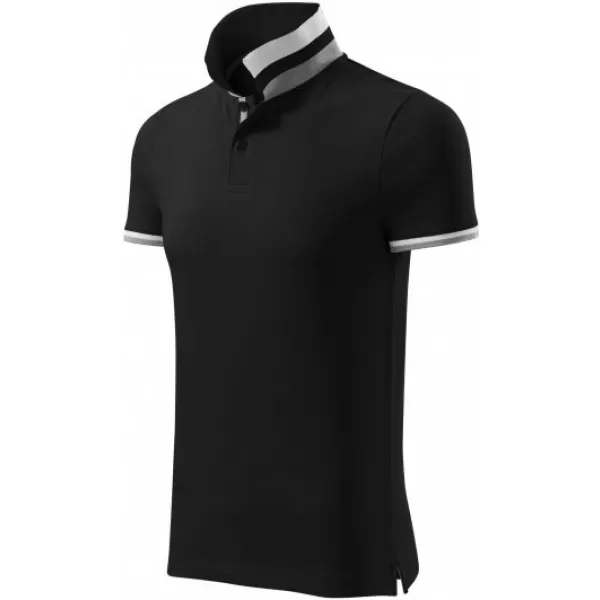  Muška majica s kragnom MALFINI PREMIUM COLLAR UP 256 CRNA 