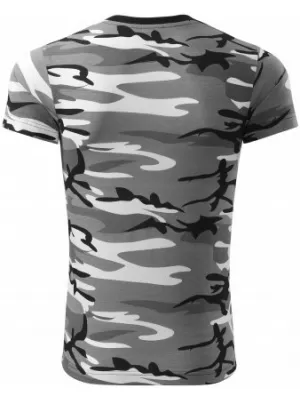 Muška majica kratkih rukava MALFINI CAMOUFLAGE 144 MASKIRNO SIVA
