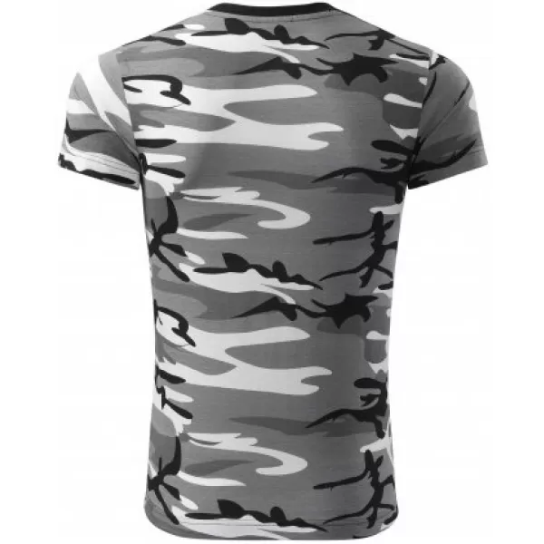  Muška majica kratkih rukava MALFINI CAMOUFLAGE 144 MASKIRNO SIVA 