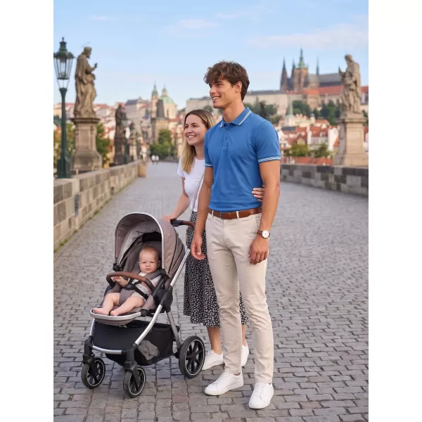  Muška majica s kragnom MALFINI URBAN 219 AZURNO PLAVA 