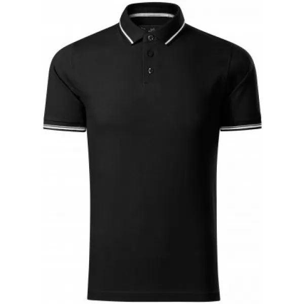  Muška majica s kragnom MALFINI PREMIUM PERFECTION PLAIN 251 CRNA 