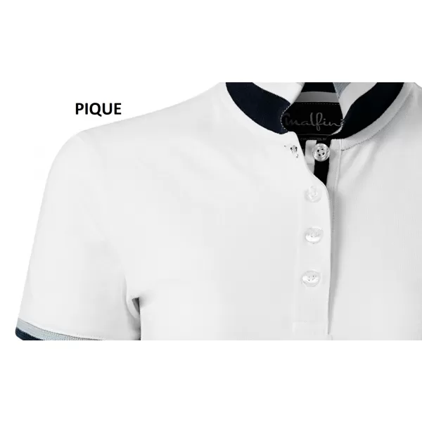  Ženska haljina sa kragnom MALFINI PREMIUM DRESS UP 271 BIJELA 