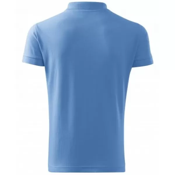  Muška majica s kragnom MALFINI COTTON 212 NEBESKO PLAVO 
