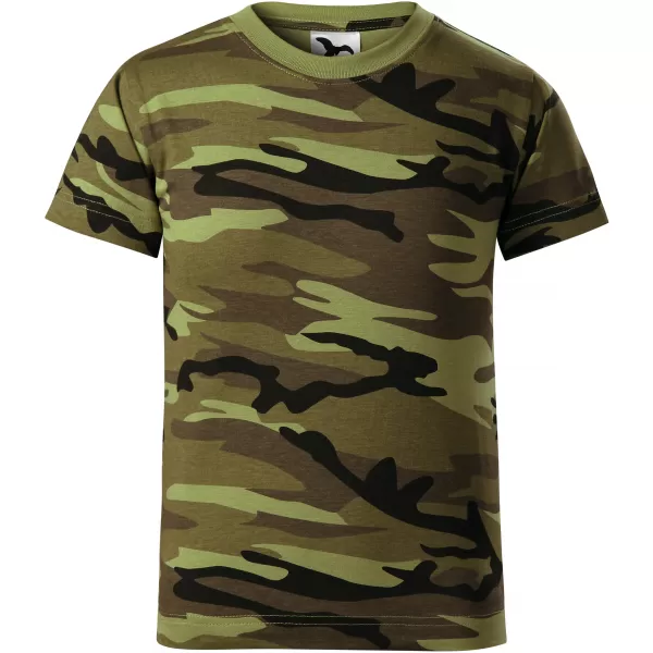  Dječja majica MALFINI CAMOUFLAGE 149 KAMUFLAŽNO ZELENA 