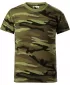 Dječja majica MALFINI CAMOUFLAGE 149 KAMUFLAŽNO ZELENA