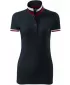 Ženska majica s kragnom MALFINI PREMIUM COLLAR UP 257 TAMNA MORNARICA