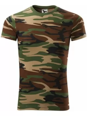 Muška majica kratkih rukava MALFINI CAMOUFLAGE 144 KAMUFLAŽNO SMEĐA