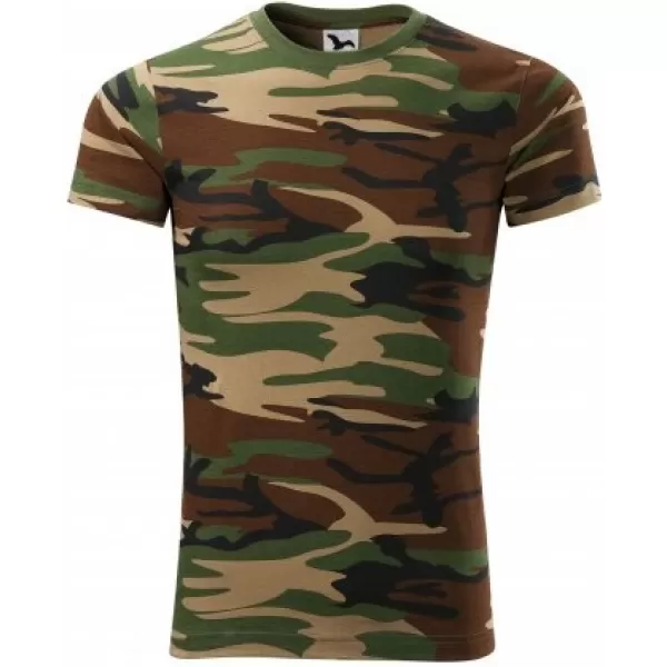  Muška majica kratkih rukava MALFINI CAMOUFLAGE 144 KAMUFLAŽNO SMEĐA 