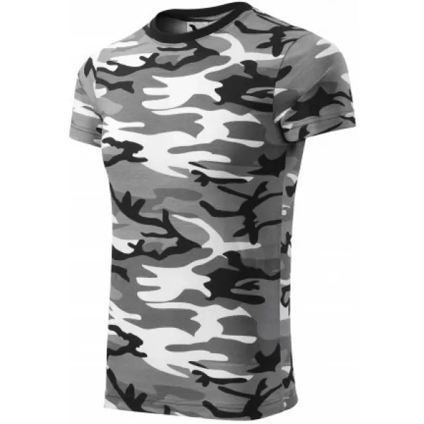  Muška majica kratkih rukava MALFINI CAMOUFLAGE 144 MASKIRNO SIVA 