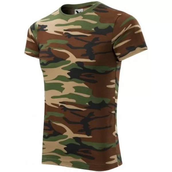 Muška majica kratkih rukava MALFINI CAMOUFLAGE 144 KAMUFLAŽNO SMEĐA 