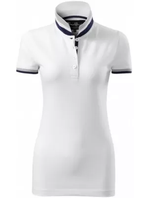 Ženska majica s kragnom MALFINI PREMIUM COLLAR UP 257 BIJELA