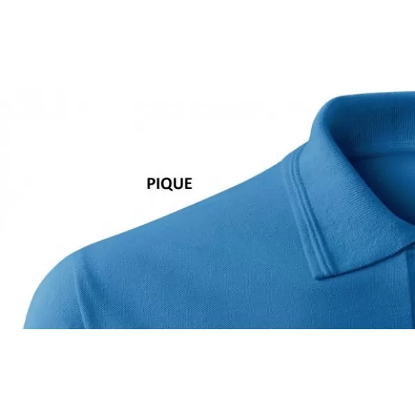  Muška majica s kragnom MALFINI PIQUE POLO 203 AZURNO PLAVA 