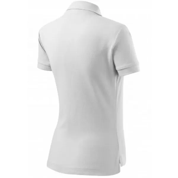  Ženska majica s kragnom MALFINI COTTON 213 BIJELA 