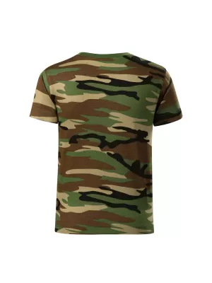 Dječja majica MALFINI CAMOUFLAGE 149 KAMUFLAŽNO SMEĐA